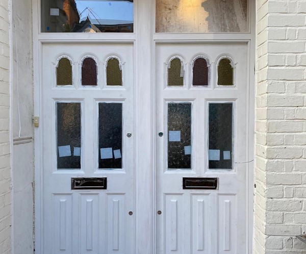 Timber front doors